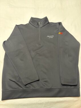 Men’s Quarter-Zip Pullover Jacket - black